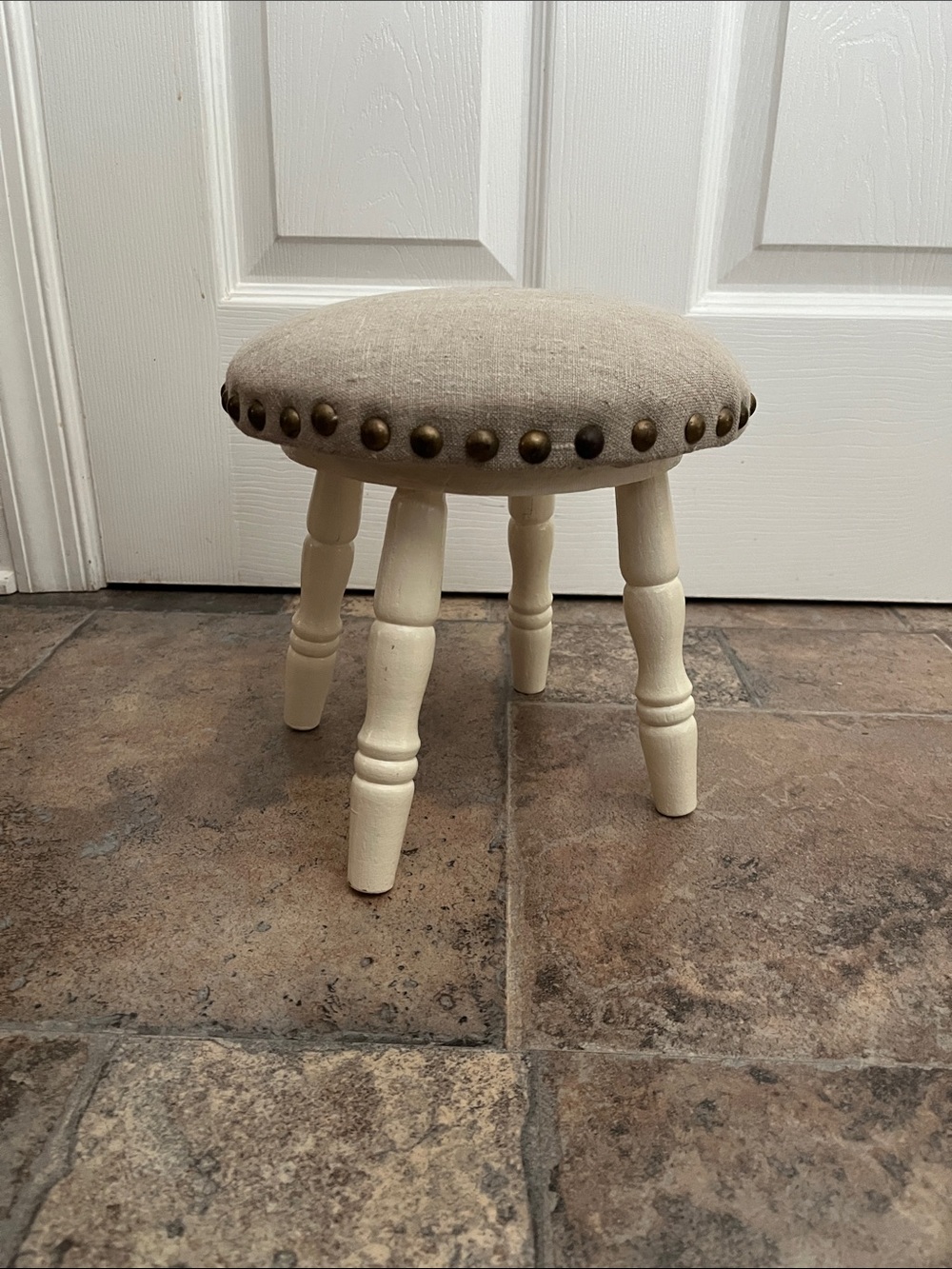 Vintage Farmhouse 4 leg Milking Stool
